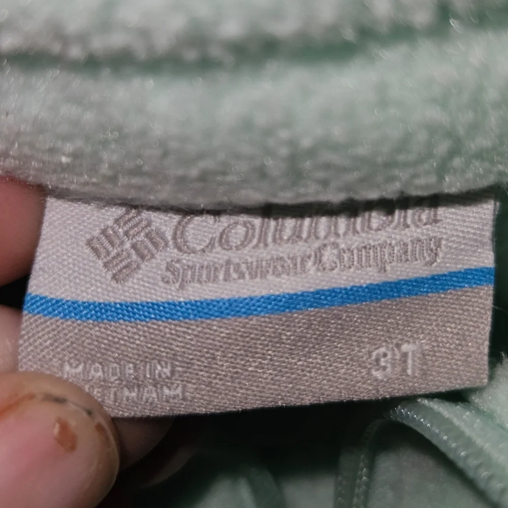 Columbia 3T Benton Springs Fleece Jacket Mint Green Zip Up Jacket Layer Hiking